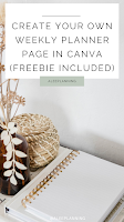 Create Your Own Weekly Planner Page in Canva – Freebie Included