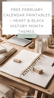 Free February Calendar Printables for Organization