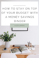 money savings binder