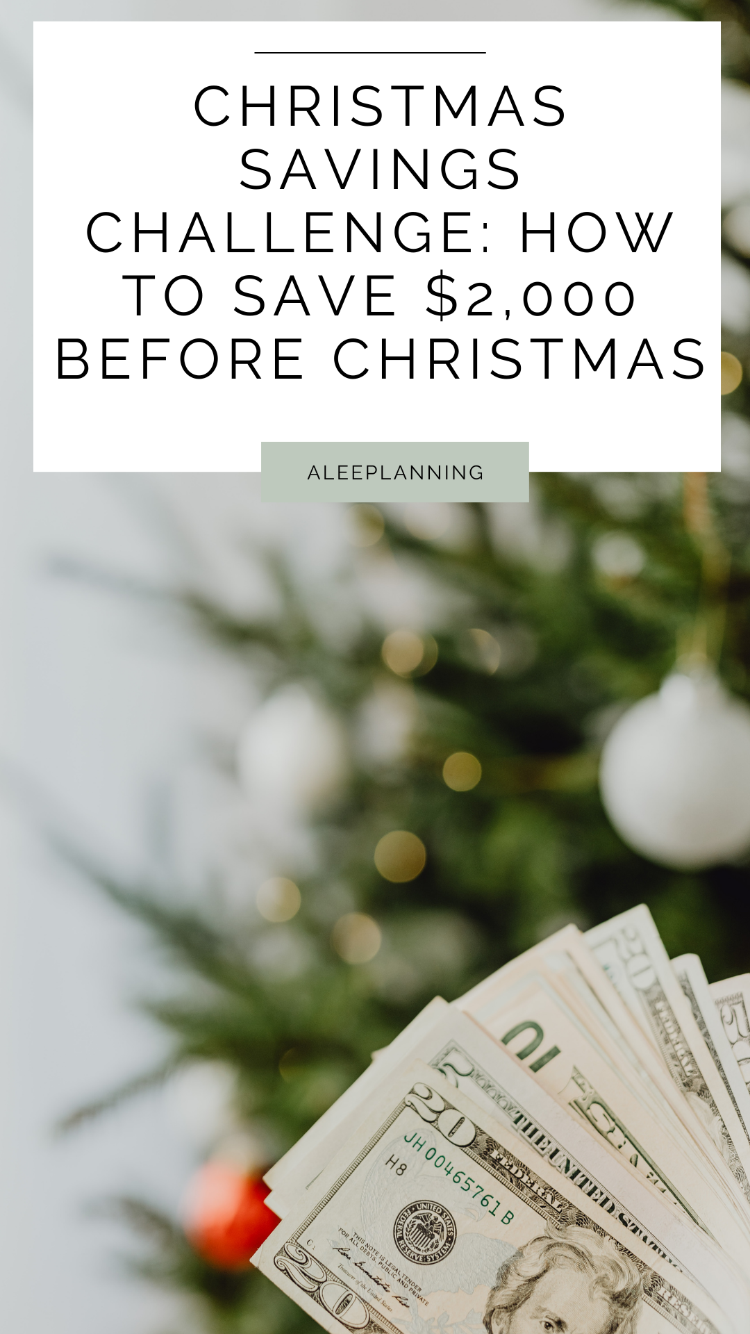 2k Christmas Savings Challenge